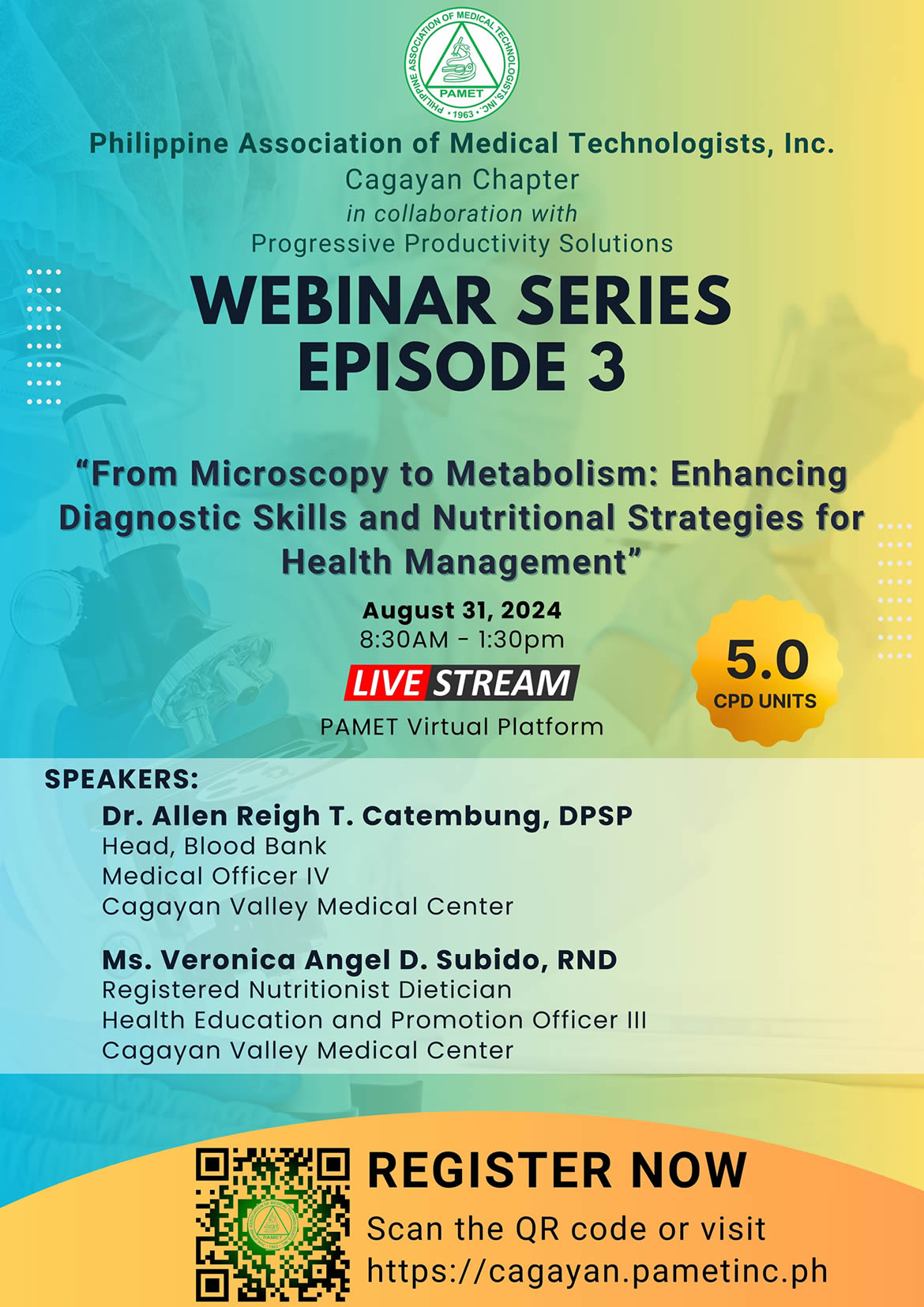 PAMET Cagayan Webinar Series No. 3